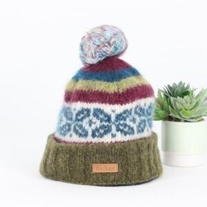 Kusan Bobble Beanie Knit Hat